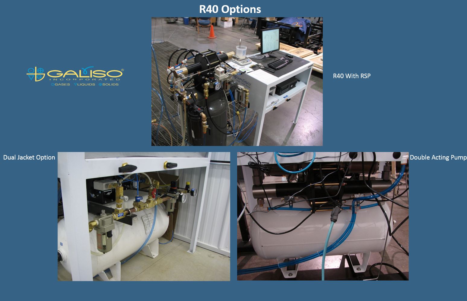 REC4 Open Hydrostatic Test System Options